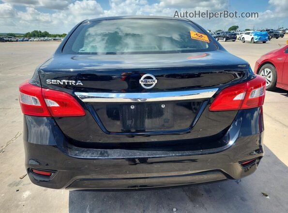 3N1AB7AP6HY298822 2017 NISSAN SENTRA Black Rear view