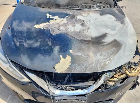 3N1AB7AP6HY298822 2017 NISSAN SENTRA Black Rear interior view