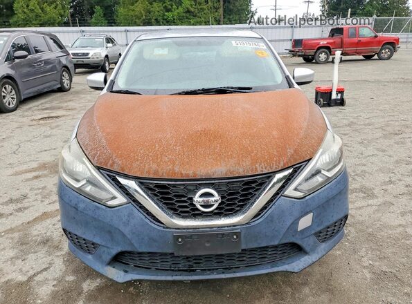 3N1AB7AP6HY304974 2017 NISSAN SENTRA Silver Դիմացի տեսք