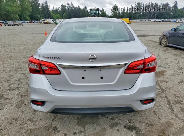 3N1AB7AP6HY304974 2017 NISSAN SENTRA Silver Հետևի տեսք