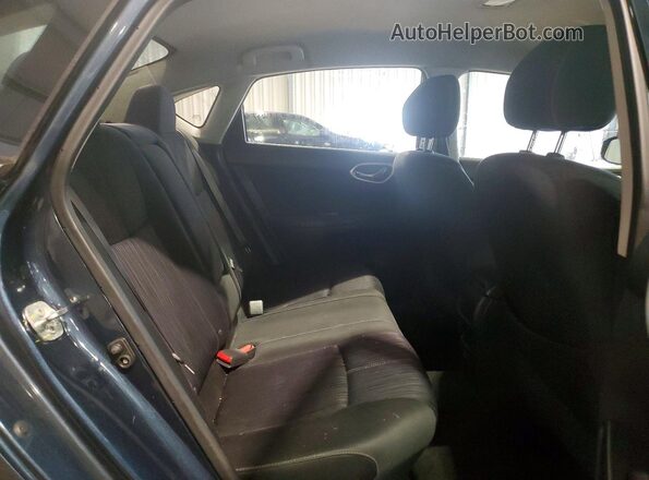 3N1AB7AP6HY310998 2017 NISSAN SENTRA Blue უკანა სავარძლების ხედი