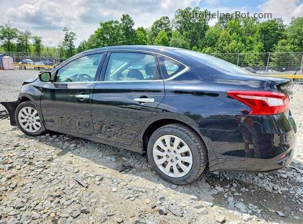 3N1AB7AP6HY332497 2017 NISSAN SENTRA Black Rear left