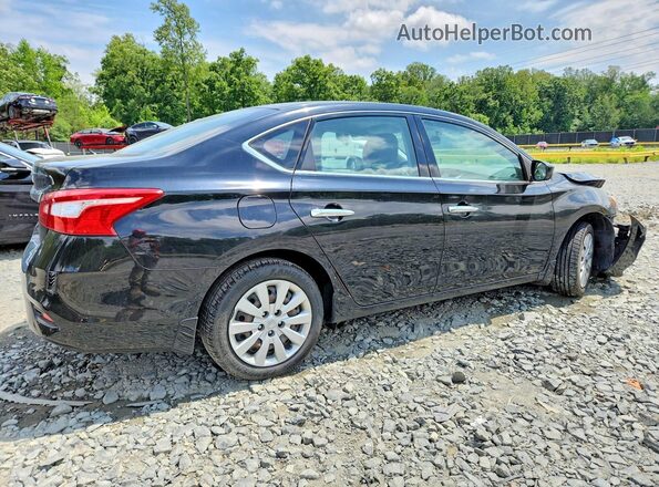 3N1AB7AP6HY332497 2017 NISSAN SENTRA Black Rear right