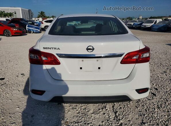 3N1AB7AP6HY345041 2017 NISSAN SENTRA Белый Вид сзади