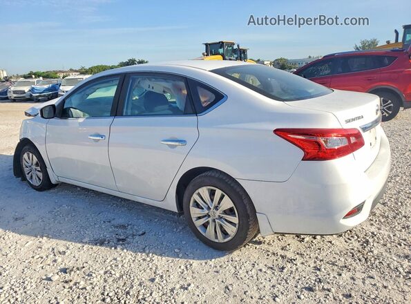 3N1AB7AP6HY345041 2017 NISSAN SENTRA Белый Задняя левая четверть