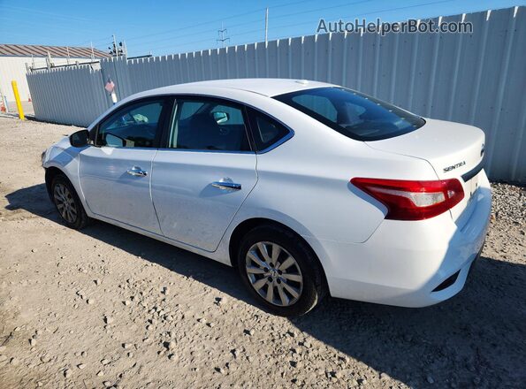 3N1AB7AP6HY347131 2017 NISSAN SENTRA Белый Задняя левая четверть