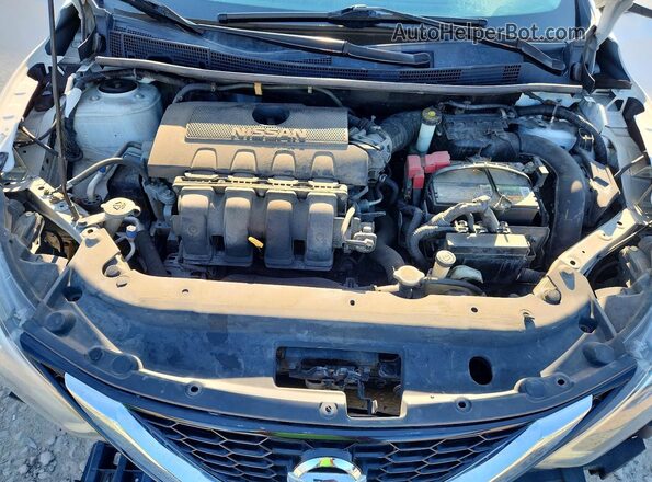 3N1AB7AP6HY347131 2017 NISSAN SENTRA Белый Вид задней части салона