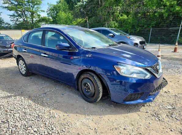 3N1AB7AP6HY365998 2017 NISSAN SENTRA Blue Przód prawy