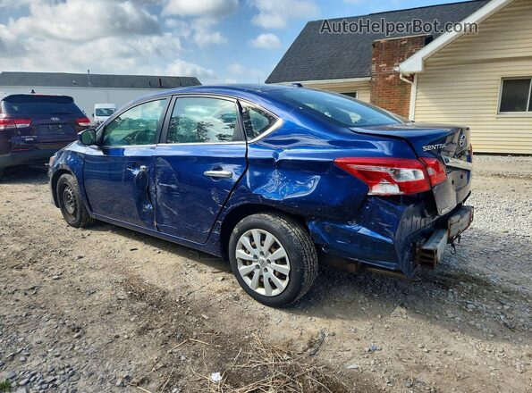 3N1AB7AP6HY365998 2017 NISSAN SENTRA Blue Tył lewy