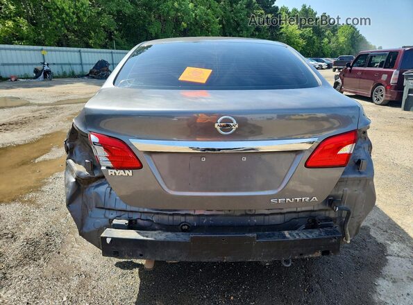 3N1AB7AP6HY386169 2017 NISSAN SENTRA Серый Вид сзади