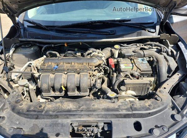 3N1AB7AP6HY386169 2017 NISSAN SENTRA Серый Вид задней части салона