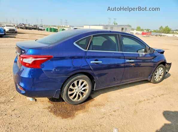 3N1AB7AP6HY403732 2017 NISSAN SENTRA Blue უკანა მარჯვენა