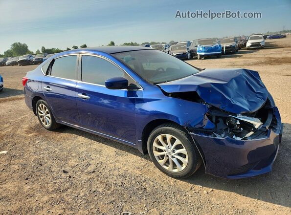 3N1AB7AP6HY403732 2017 NISSAN SENTRA Blue წინა მარჯვენა