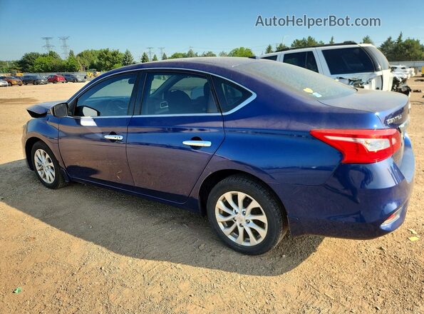 3N1AB7AP6HY403732 2017 NISSAN SENTRA Blue უკანა მარცხენა