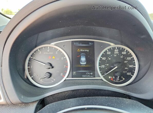 3N1AB7AP6HY403732 2017 NISSAN SENTRA Blue ხელსაწყოთა პანელის ხედი