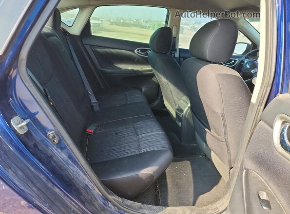 3N1AB7AP6HY403732 2017 NISSAN SENTRA Blue უკანა სავარძლების ხედი