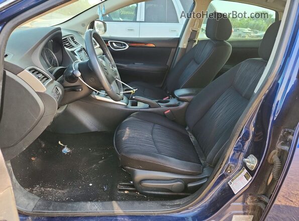 3N1AB7AP6HY403732 2017 NISSAN SENTRA Blue წინა სალონის ხედი