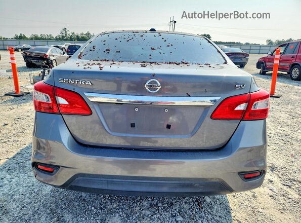 3N1AB7AP6JL618188 2018 NISSAN SENTRA Gray Вид ззаду