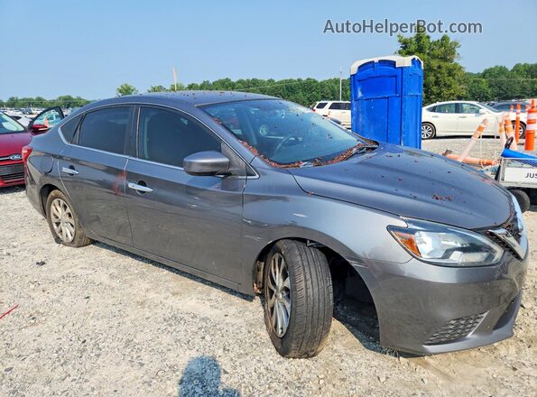 3N1AB7AP6JL618188 2018 NISSAN SENTRA Gray Передня права чверть