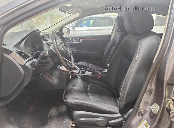 3N1AB7AP6JL618286 2018 NISSAN SENTRA Gray Вид салону спереду