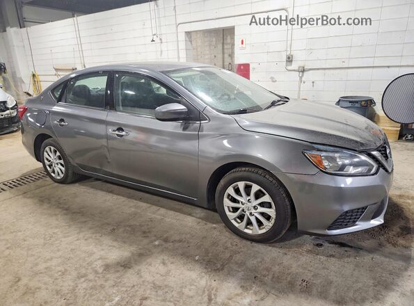 3N1AB7AP6JL618286 2018 NISSAN SENTRA Gray Передня права чверть