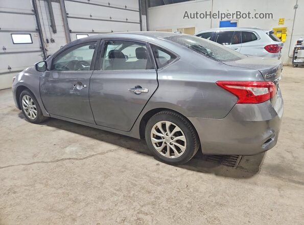 3N1AB7AP6JL618286 2018 NISSAN SENTRA Gray Задня ліва чверть
