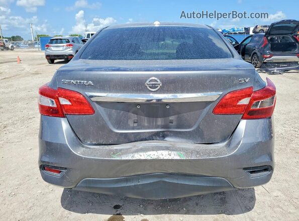 3N1AB7AP6JL623438 2018 NISSAN SENTRA Gray Widok z tyłu