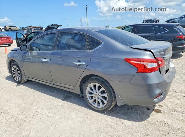 3N1AB7AP6JL623438 2018 NISSAN SENTRA Gray Tył lewy