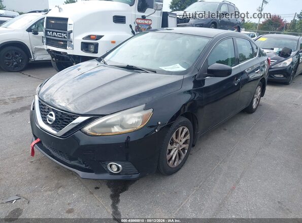 3N1AB7AP6JL634763 2018 NISSAN SENTRA Black Передня ліва чверть