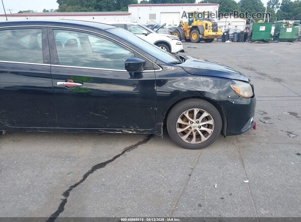 3N1AB7AP6JL634763 2018 NISSAN SENTRA Black Вид спереду