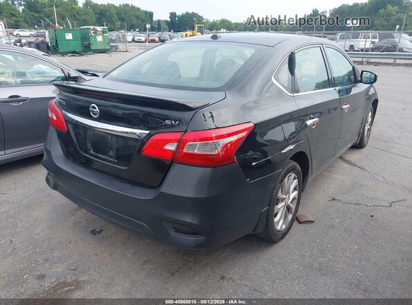 3N1AB7AP6JL634763 2018 NISSAN SENTRA Black Задня права чверть