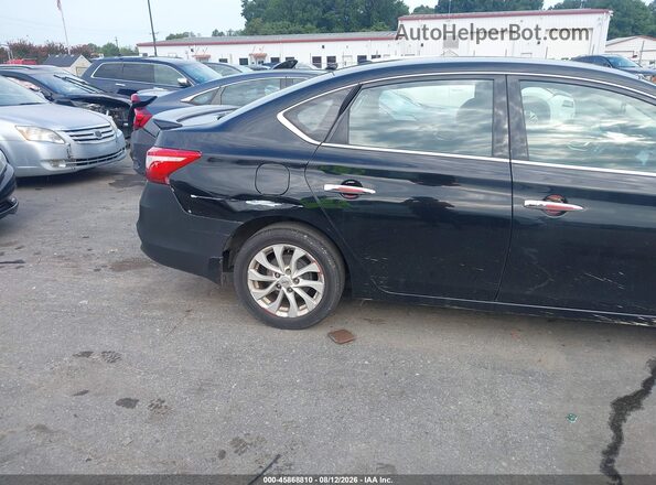 3N1AB7AP6JL634763 2018 NISSAN SENTRA Black Вид щитка приладів