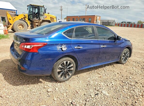 3N1AB7AP6JY204346 2018 NISSAN SENTRA Blue Հետևի աջ