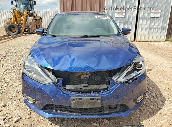 3N1AB7AP6JY204346 2018 NISSAN SENTRA Blue Դիմացի տեսք