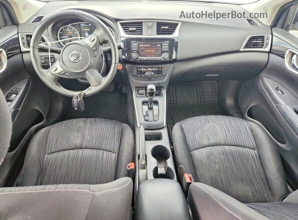 3N1AB7AP6JY209806 2018 NISSAN SENTRA Gray Вид панелі приладів