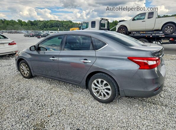 3N1AB7AP6JY209806 2018 NISSAN SENTRA Gray Задня ліва чверть