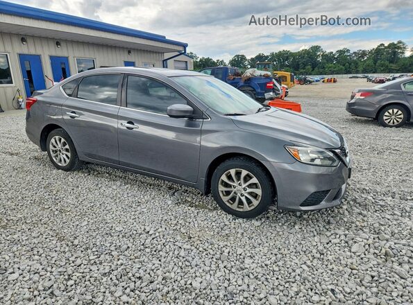 3N1AB7AP6JY209806 2018 NISSAN SENTRA Gray Передня права чверть