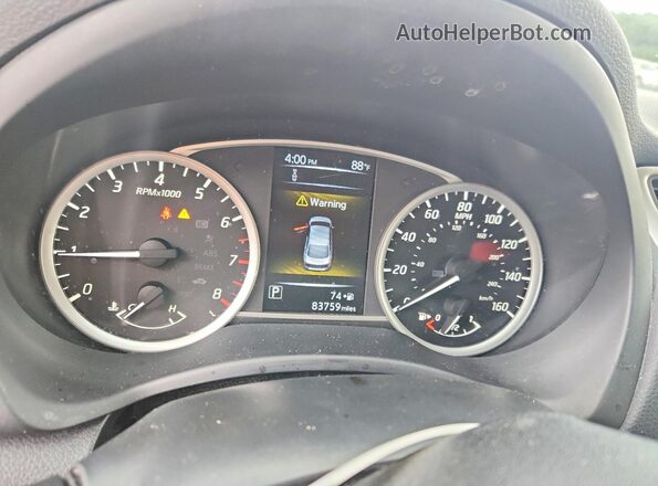 3N1AB7AP6JY209806 2018 NISSAN SENTRA Gray Вид щитка приладів