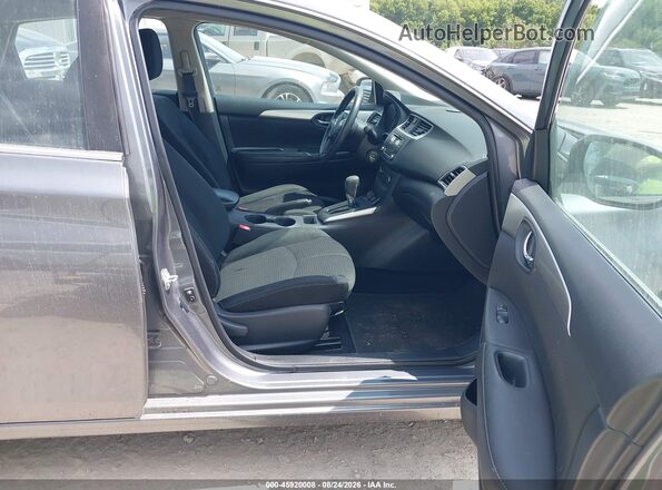 3N1AB7AP6JY240506 2018 NISSAN SENTRA Gray Widok wnętrza z przodu