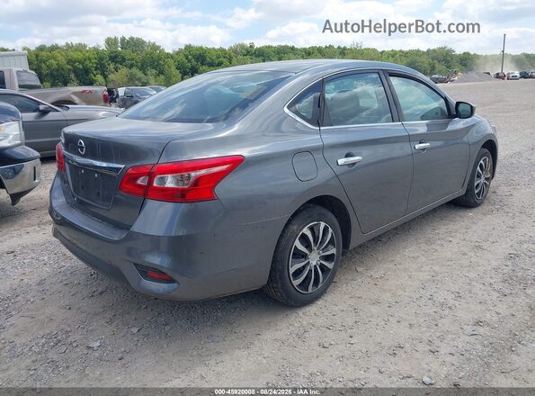 3N1AB7AP6JY240506 2018 NISSAN SENTRA Gray Tył prawy