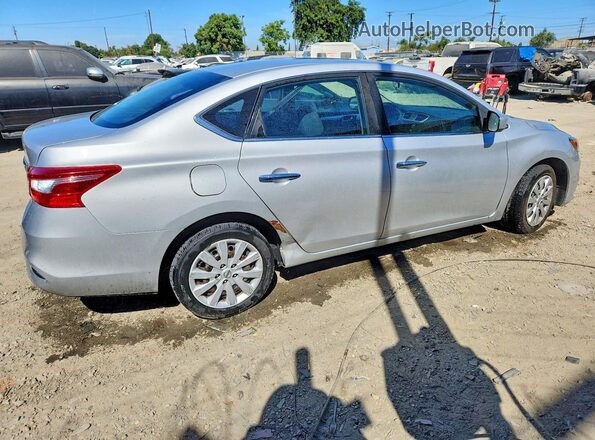 3N1AB7AP6JY247181 2018 NISSAN SENTRA Silver Trasero derecho