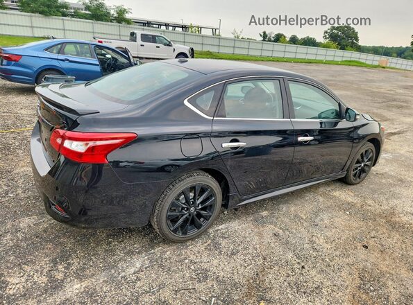 3N1AB7AP6JY252865 2018 NISSAN SENTRA Black Tył prawy
