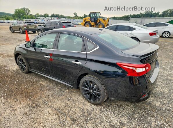 3N1AB7AP6JY252865 2018 NISSAN SENTRA Black Tył lewy