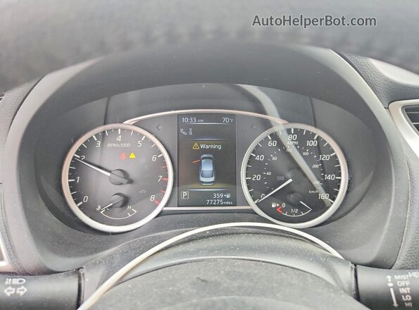 3N1AB7AP6JY252865 2018 NISSAN SENTRA Black Widok zestawu wskaźników