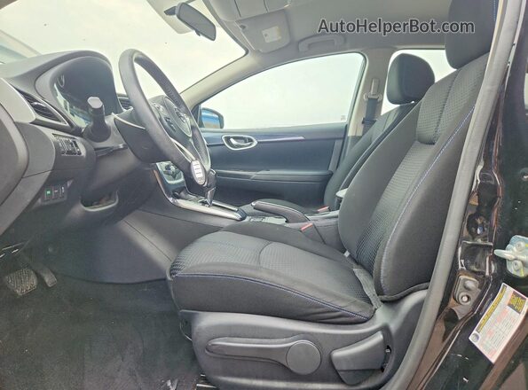 3N1AB7AP6JY252865 2018 NISSAN SENTRA Black Widok wnętrza z przodu