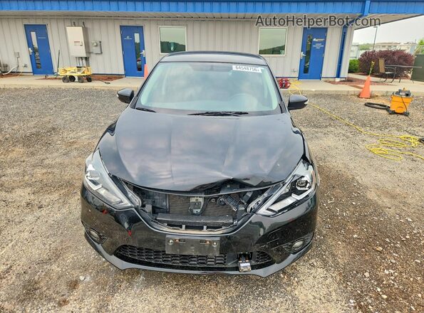 3N1AB7AP6JY252865 2018 NISSAN SENTRA Black Widok z przodu