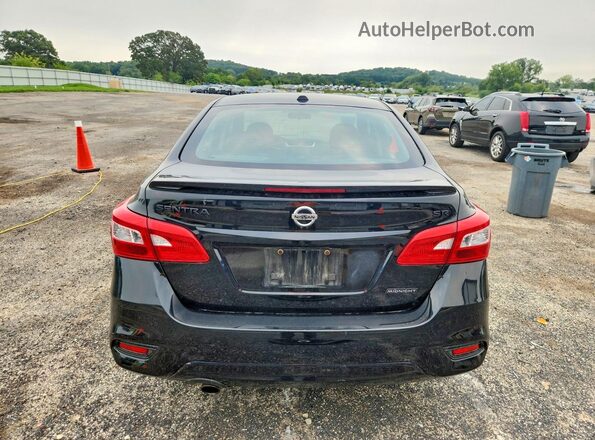 3N1AB7AP6JY252865 2018 NISSAN SENTRA Black Widok z tyłu