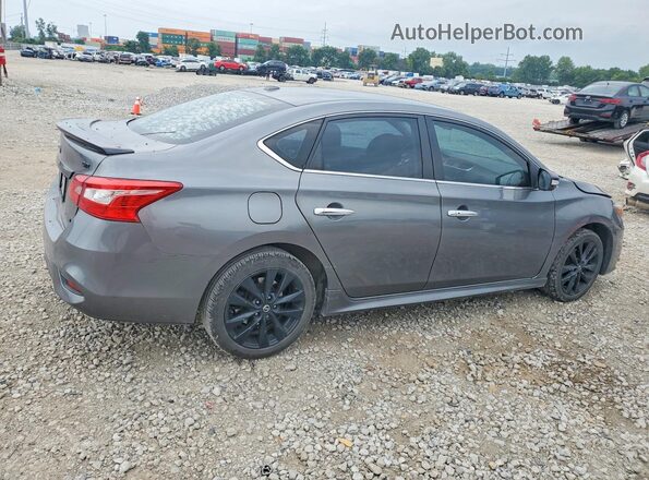 3N1AB7AP6JY262070 2018 NISSAN SENTRA Серый Задняя правая четверть