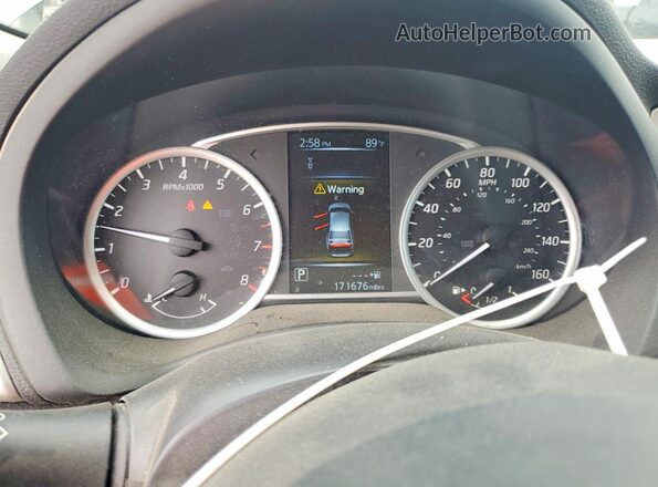 3N1AB7AP6JY262070 2018 NISSAN SENTRA Серый Вид щитка приборов