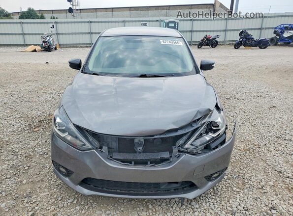 3N1AB7AP6JY262070 2018 NISSAN SENTRA Серый Вид спереди